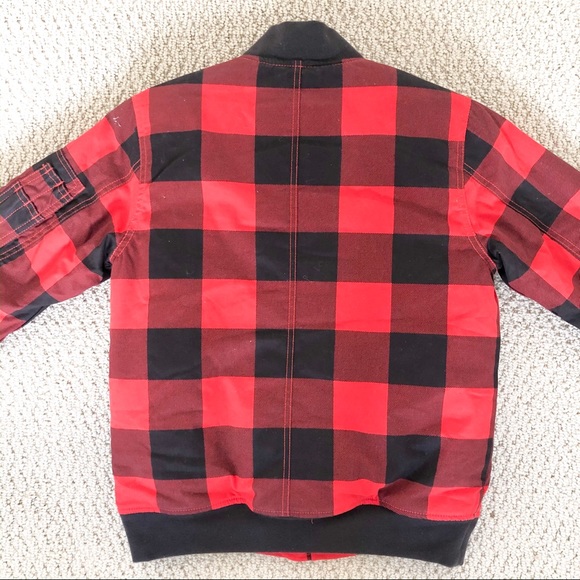 Gap Kids Red Plaid Jacket - Picture 2 of 5